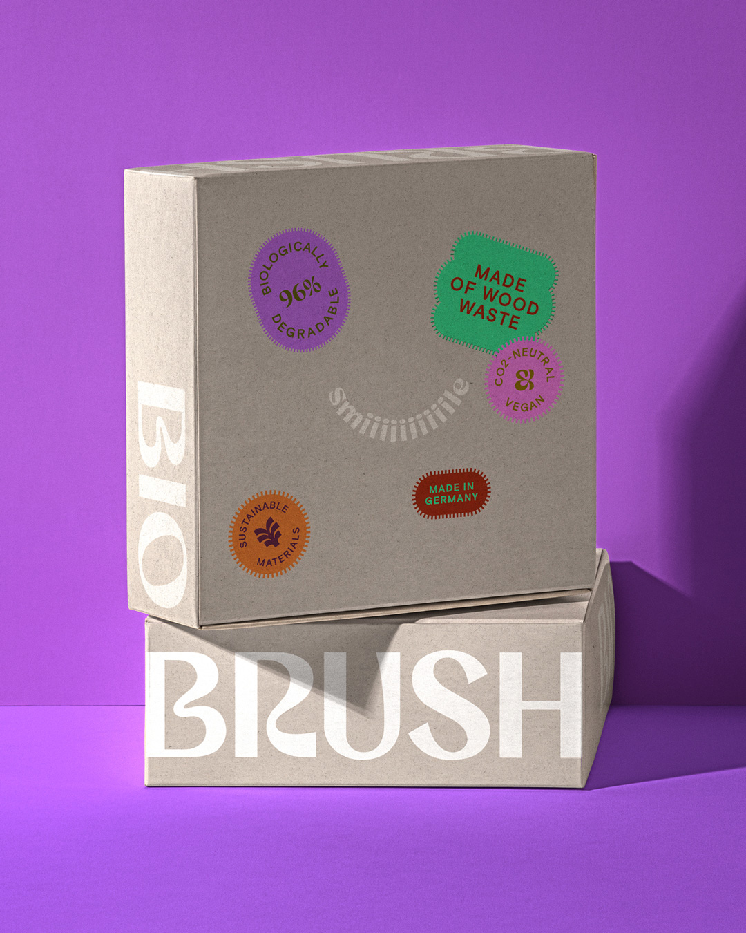 Biobrush – Shipping packaging design by EIGA