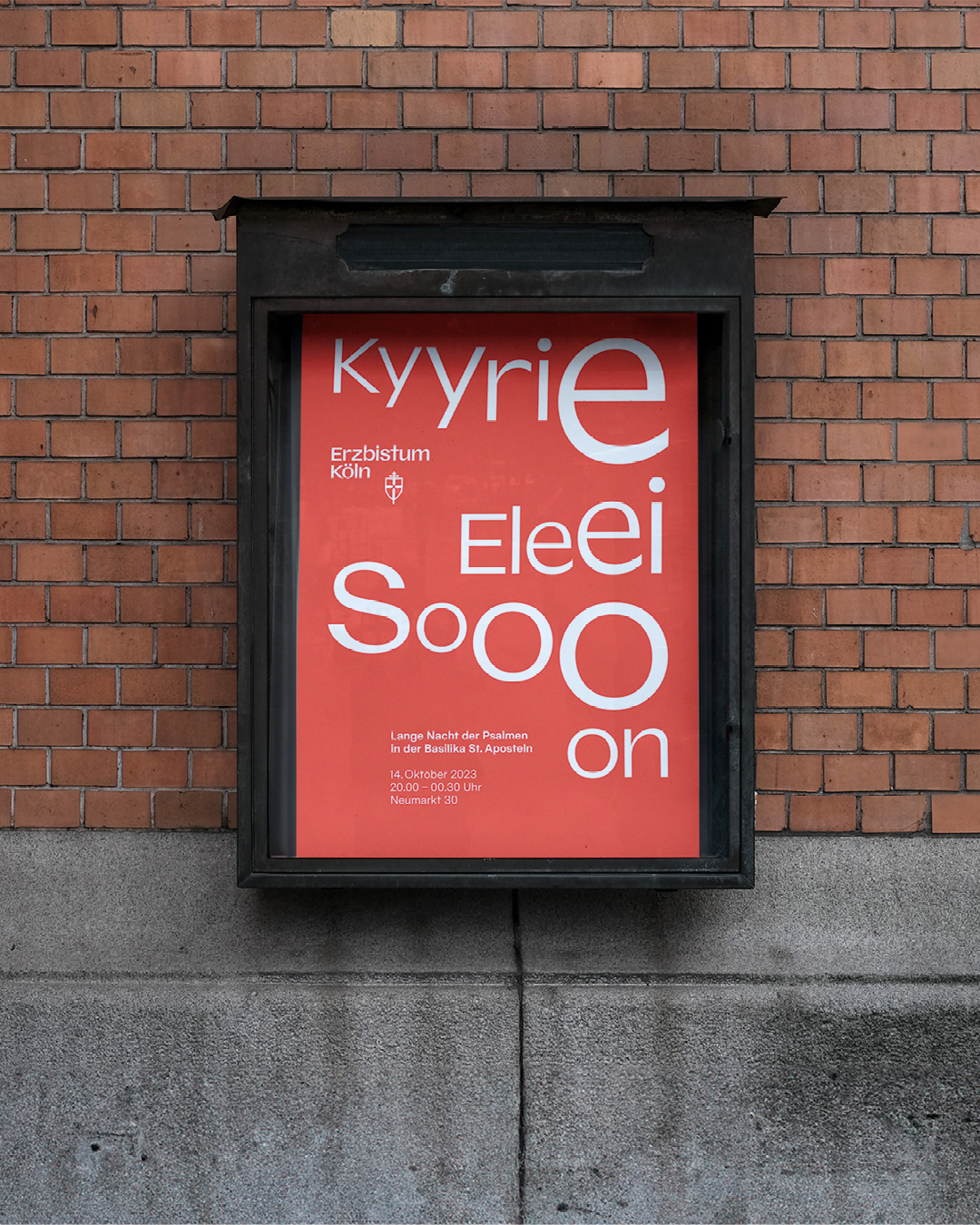 Erzbistum Köln – Poster design by EIGA