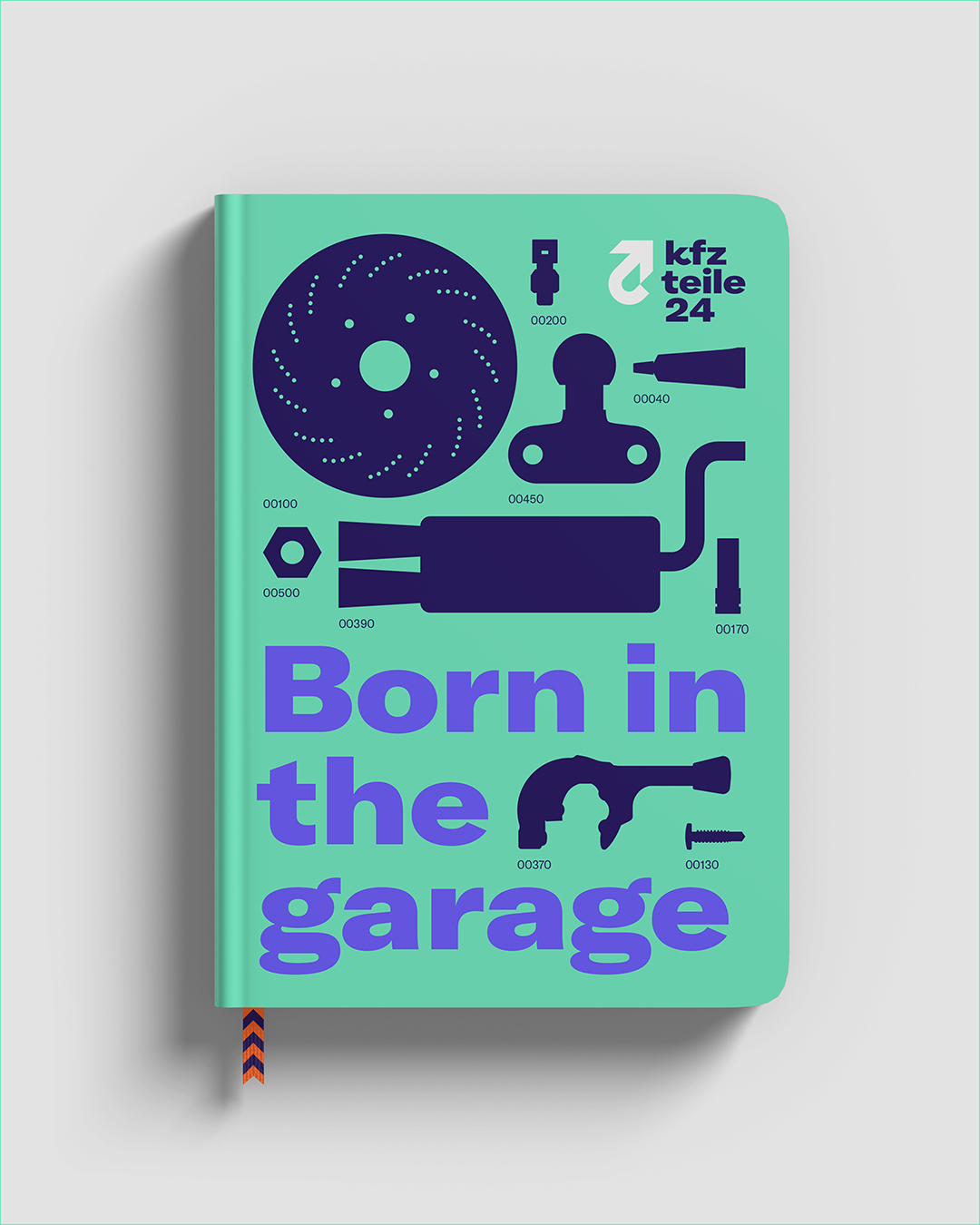 kfzteile24 – Book cover design by EIGA