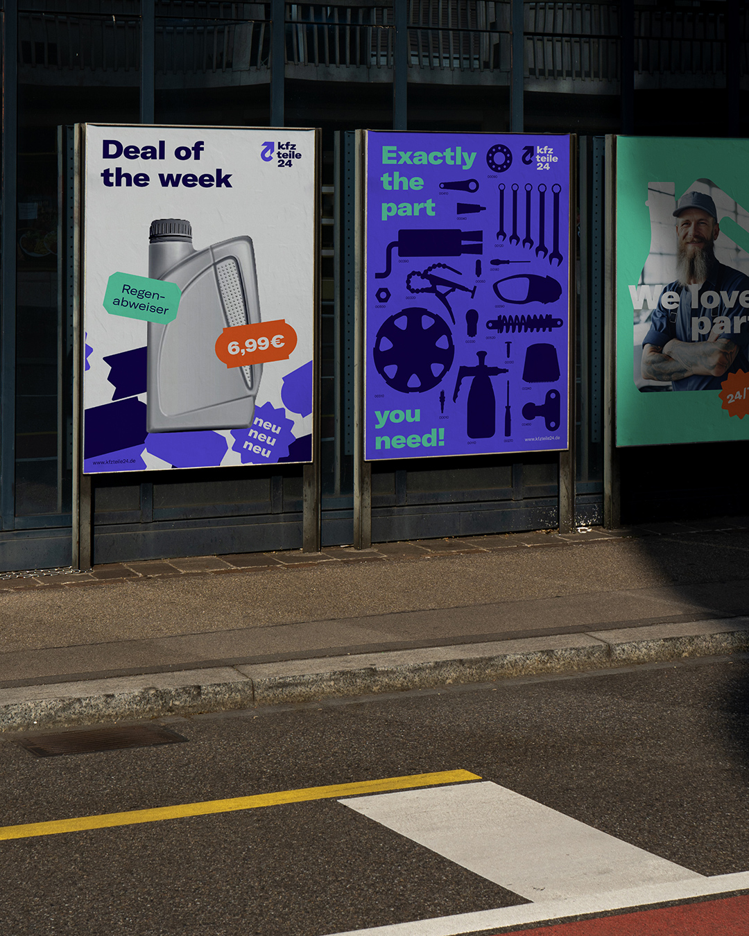 kfzteile24 – Poster design by EIGA